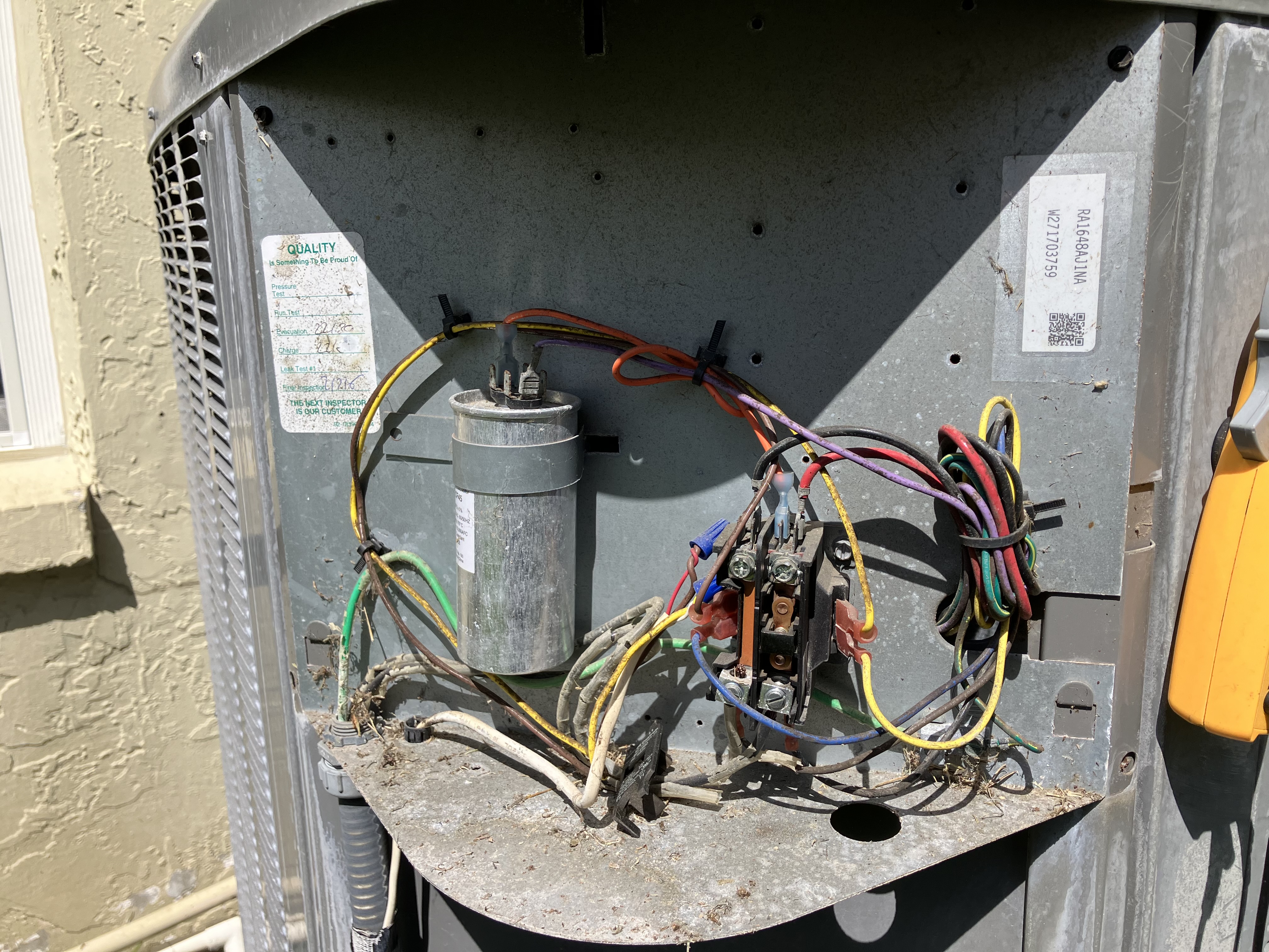 HVAC unit 2 before maintenance